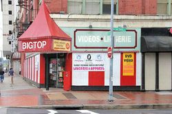 Sex Shops Baltimore, Maryland Big Top Video & News