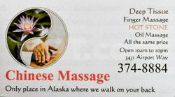 Massage Parlors Fairbanks, Alaska Chinese Massage Fairbanks