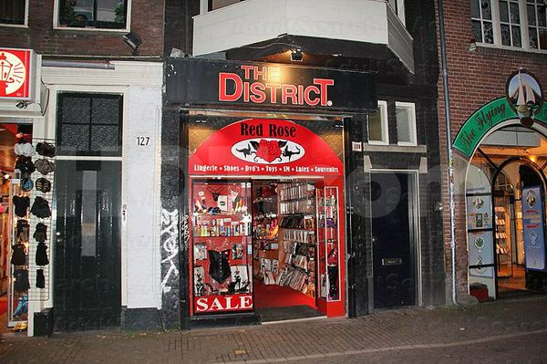 Sex Shops Amsterdam, Netherlands The District - Red Rose