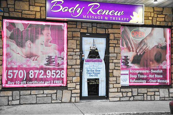 Massage Parlors East Stroudsburg, Pennsylvania Body Renew