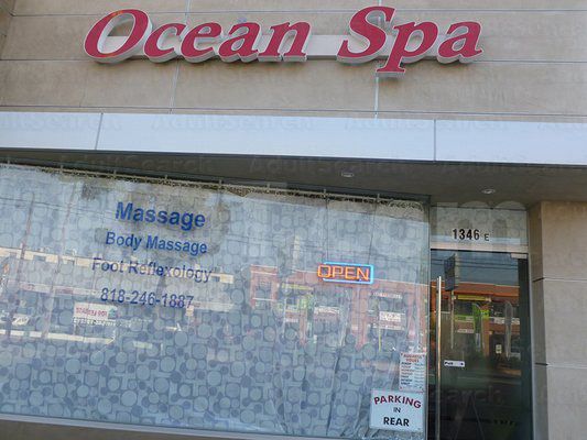 Massage Parlors Glendale, California Ocean Spa