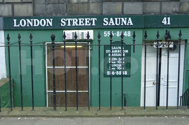 Edinburgh, Scotland London Street Sauna