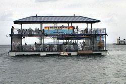 Freelance Bar Subic, Philippines Blue Rock Floating Bar