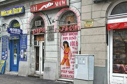Sex Shops Budapest, Hungary Pipi Peep Show